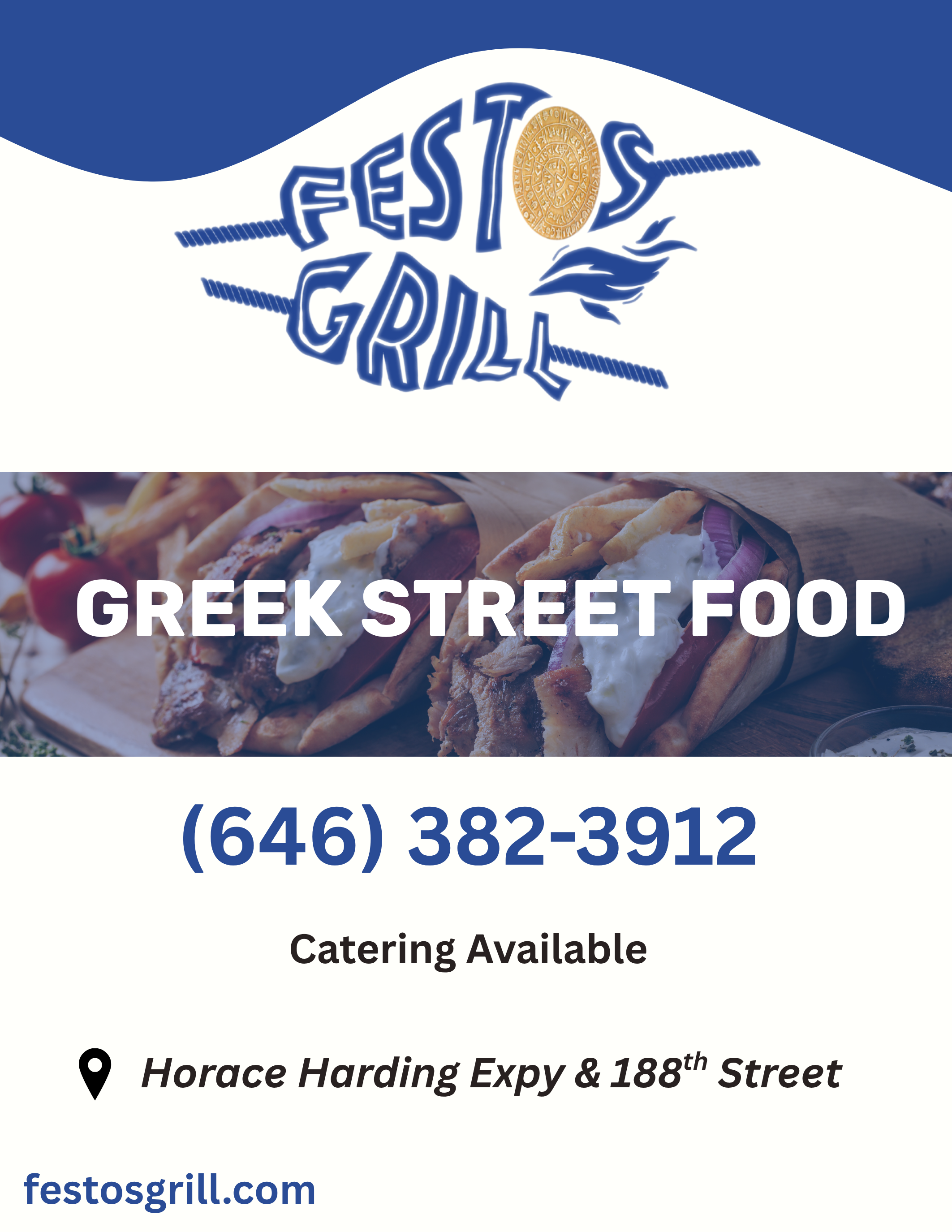 Festos Grill menu page 1